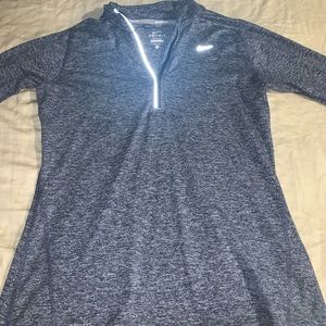 Women’s NIKE dri fit element running top half zip
